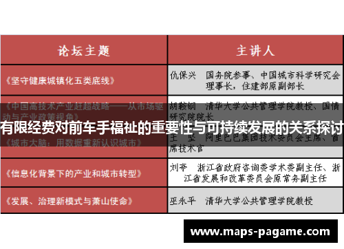 有限经费对前车手福祉的重要性与可持续发展的关系探讨